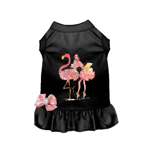 Fancy Flamingo Dress in Two Colors
