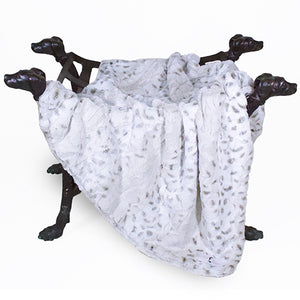 Luxe Collection Blanket - Pearl Leopard - Posh Puppy Boutique