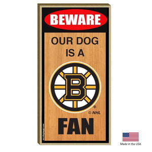 Boston Bruins Wood Sign
