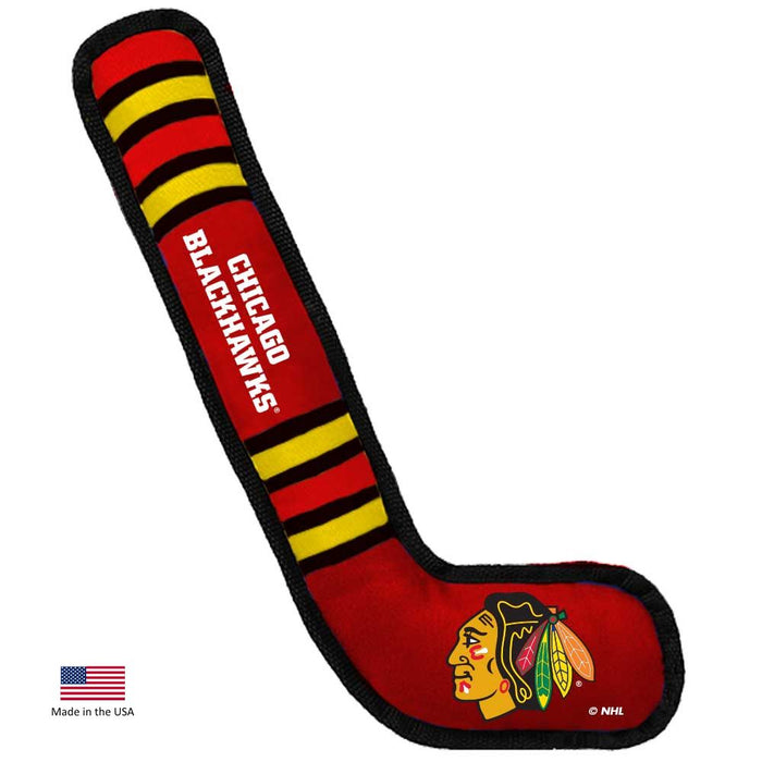 Chicago Blackhawks Pet Hockey Stick Toy
