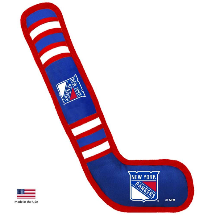 New York Rangers Pet Hockey Stick Toy