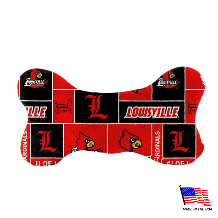 Louisville Cardinals Plush Bone Toy