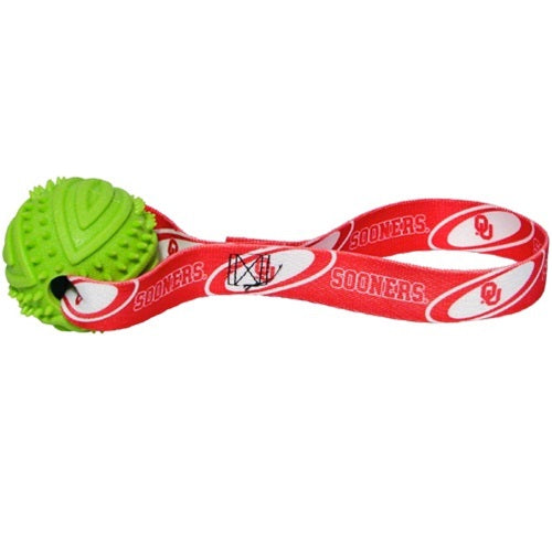 Oklahoma Sooners Rubber Ball Toss Toy