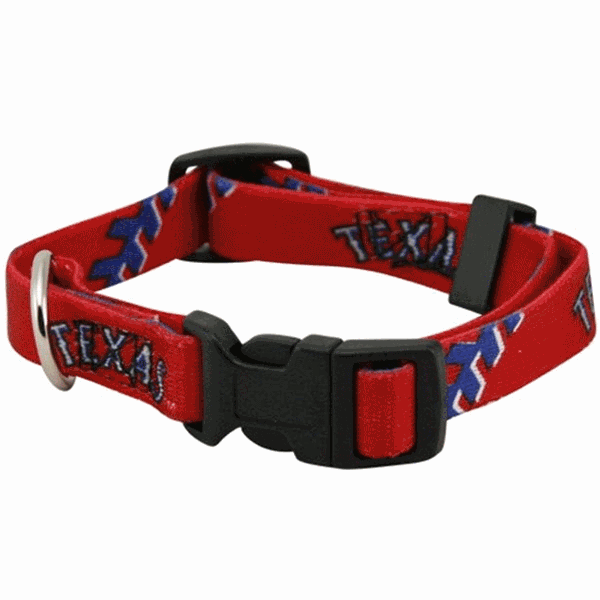 Texas Rangers Dog Collar