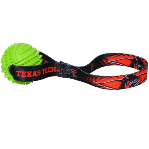 Texas Tech Rubber Ball Toss Toy