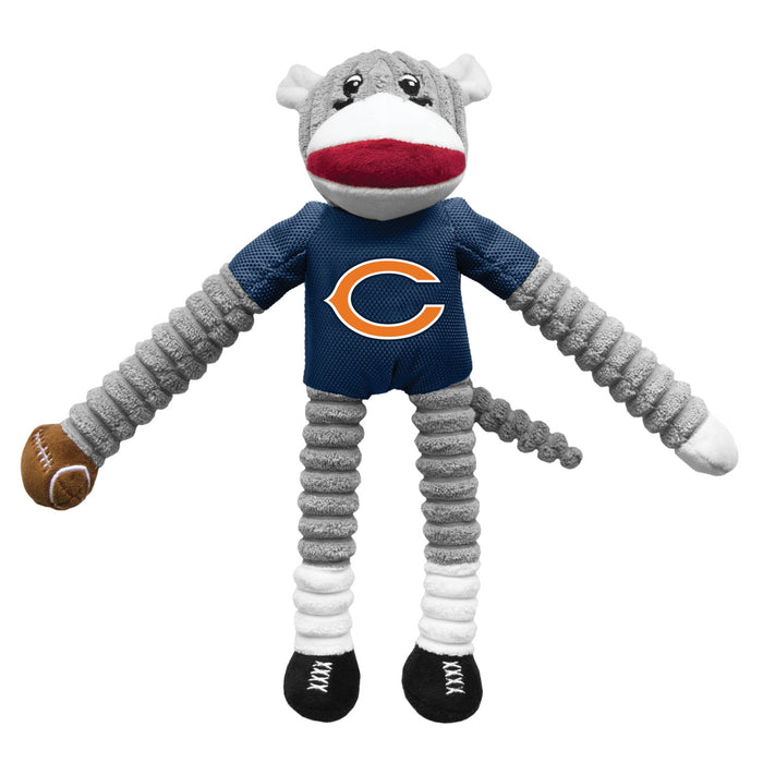 Chicago Bears Sock Monkey Pet Toy