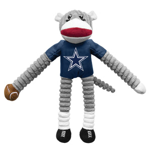Dallas Cowboys Sock Monkey Pet Toy