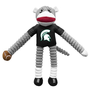 Michigan State Spartans Sock Monkey Pet Toy