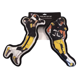 Pittsburgh Steelers Players Pet Toy Set