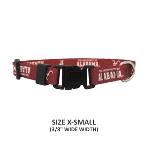 Alabama Crimson Tide Pet Nylon Collar