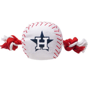 Houston Astros Nylon Baseball Rope Tug Toy