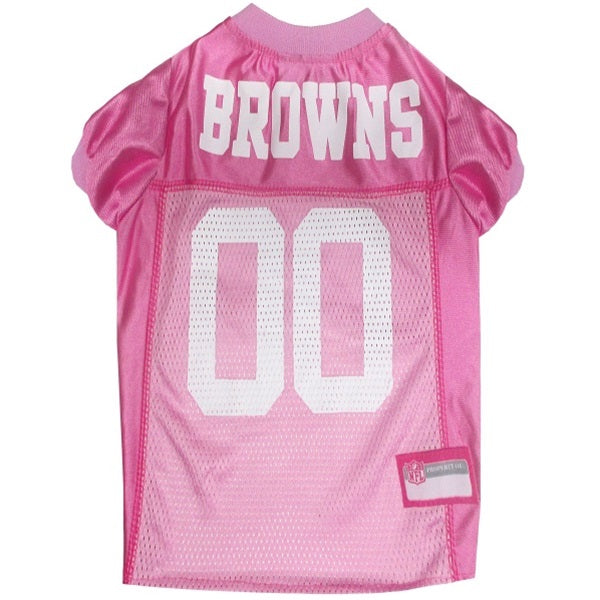 Cleveland Browns Pink Pet Jersey