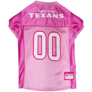 Houston Texans Pink Pet Jersey