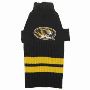 Missouri Tigers Dog Sweater