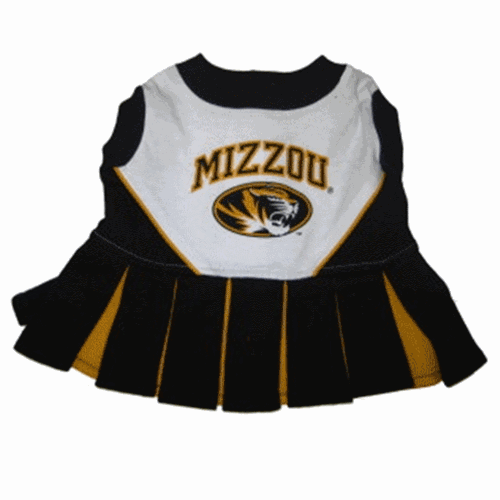 Missouri Tigers Cheerleader Dog Dress