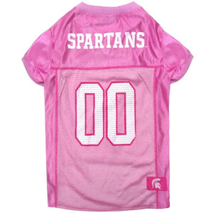 Michigan State Spartans Pink Pet Jersey