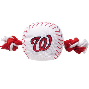 Washington Nationals Nylon Baseball Rope Tug Toy