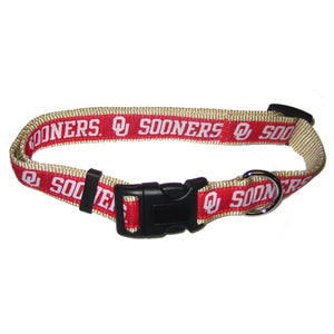 Oklahoma Sooners Pet Collar By Pets First