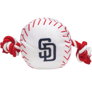 San Diego Padres Nylon Baseball Rope Tug Toy