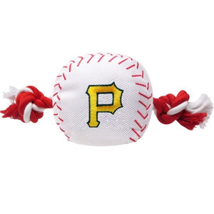 Pittsburgh Pirates Nylon Baseball Rope Tug Toy