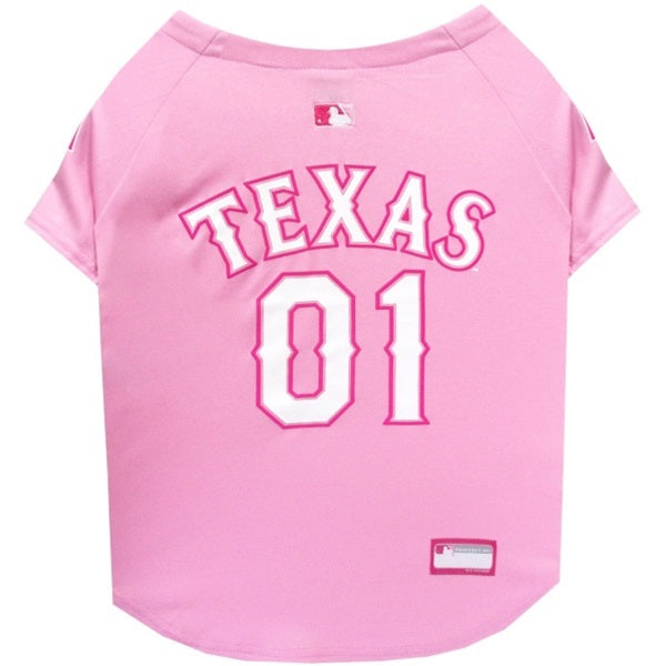 Pets First MLB Los Angeles Dodgers Baseball Pink Jersey - Licensed MLB  Jersey - Large 