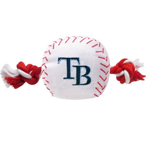 Tampa Bay Rays Nylon Baseball Rope Tug Toy