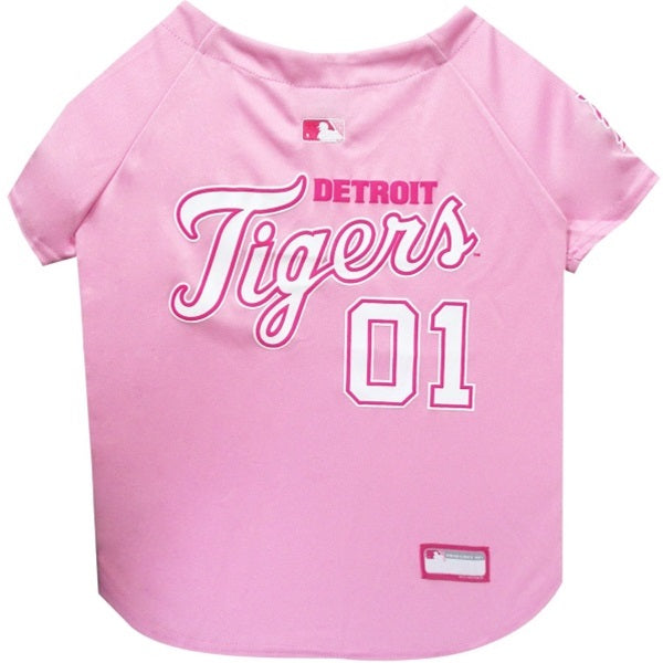 Detroit Tigers Pink Pet Jersey