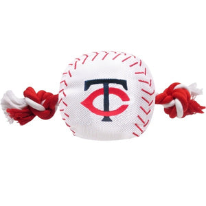 Minnesota Twins Nylon Baseball Rope Tug Toy