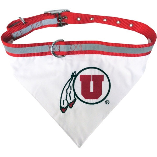 Utah Utes Pet Collar Bandana