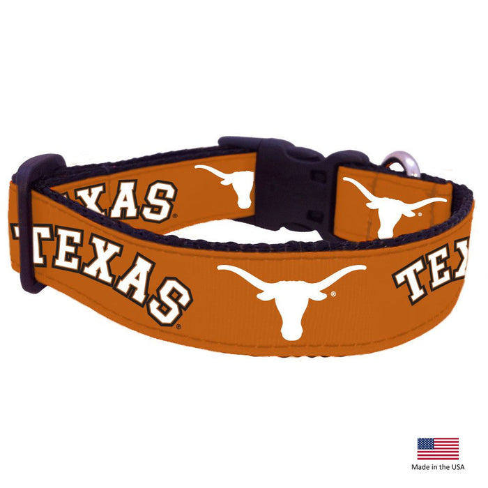 Texas Longhorns Pet Premium Collar