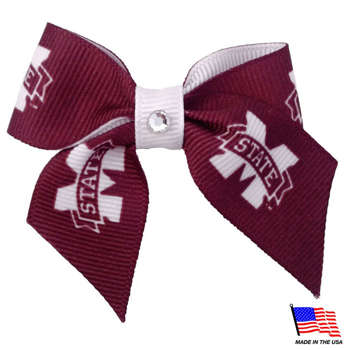 Mississippi State Bulldogs Pet Hair Bow