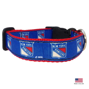 New York Rangers Premium Pet Collar