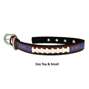 Ole Miss Rebels Leather Football Collar