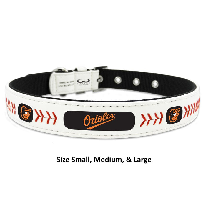 Baltimore Orioles Leather Baseball Collar