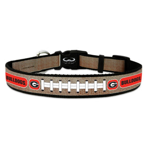 Georgia Bulldogs Reflective Football Pet Collar