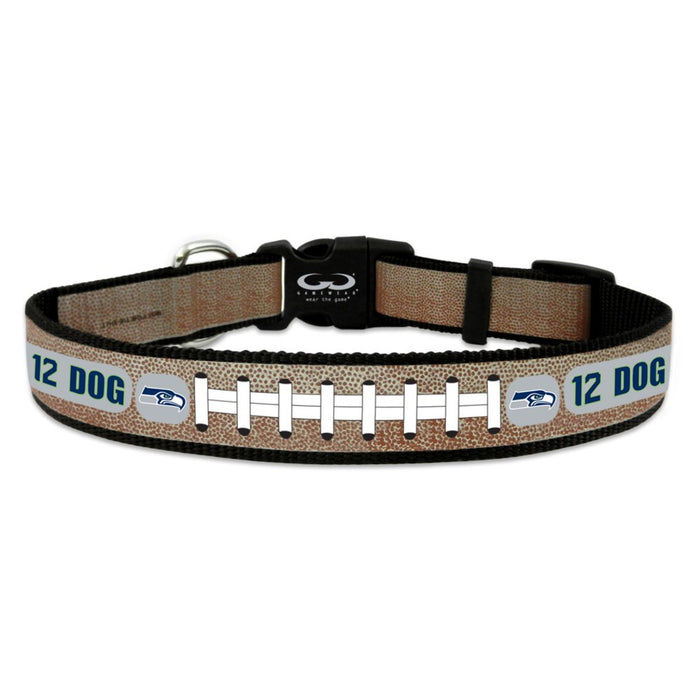 Seattle Seahawks 12th Dog Reflective Football Collar