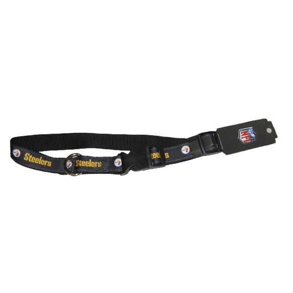Pittsburgh Steelers Premium Ribbon Dog Collar