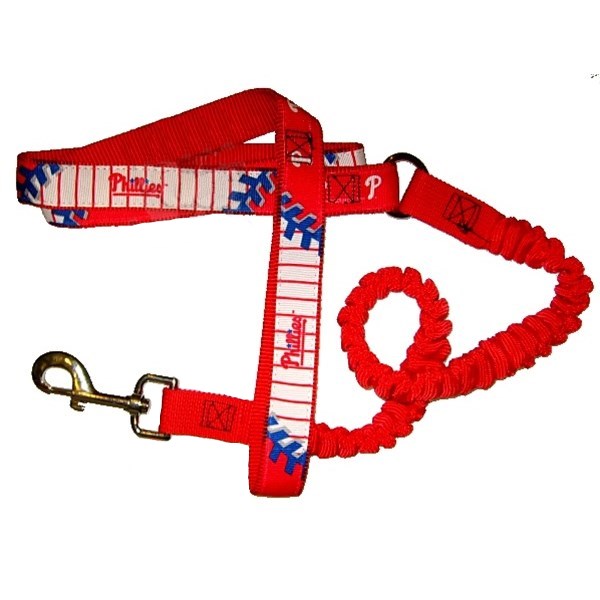 Philadelphia Phillies Bungee Ribbon Pet Leash