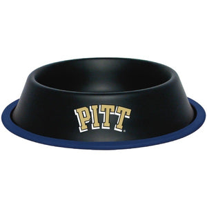 Pittsburgh Panthers Gloss Black Pet Bowl
