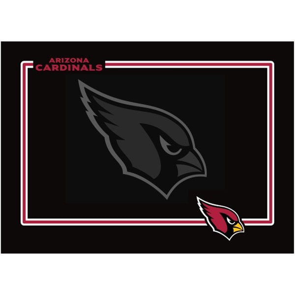 Arizona Cardinals Black Pet Bowl Mat