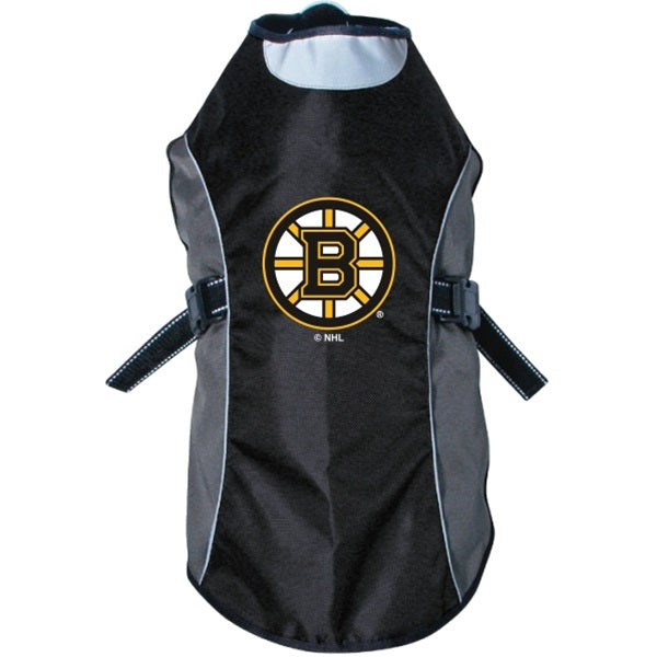 Boston Bruins Water Resistant Reflective Pet Jacket