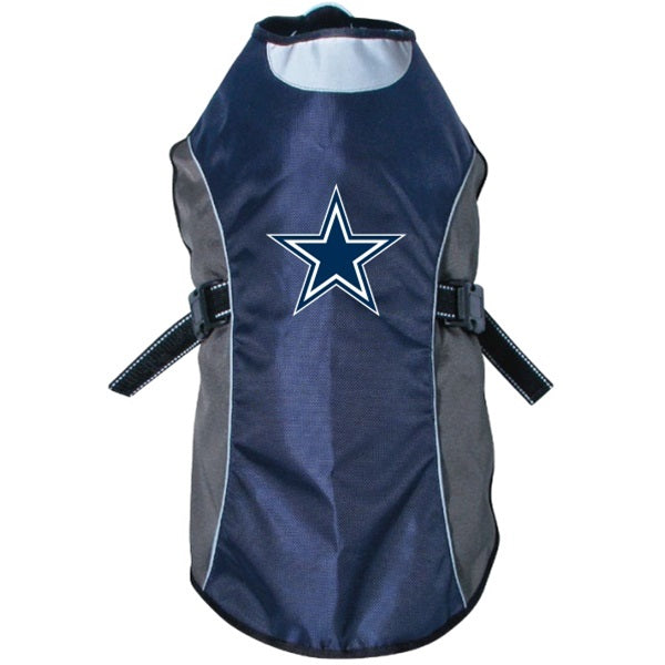 Dallas Cowboys Water Resistant Reflective Pet Jacket