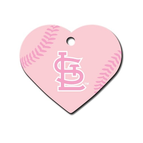 St. Louis Cardinals Heart Id Tag
