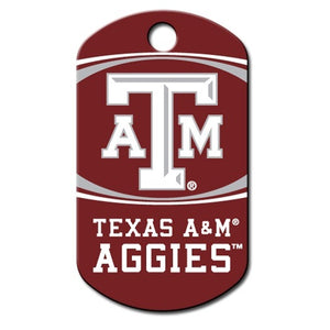 Texas A&m Aggies Military Id Tag