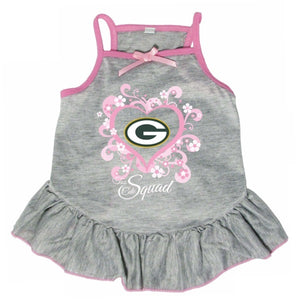 Green Bay Packers "too Cute Squad" Pet Dress