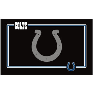 Indianapolis Colts Black Pet Bowl Mat