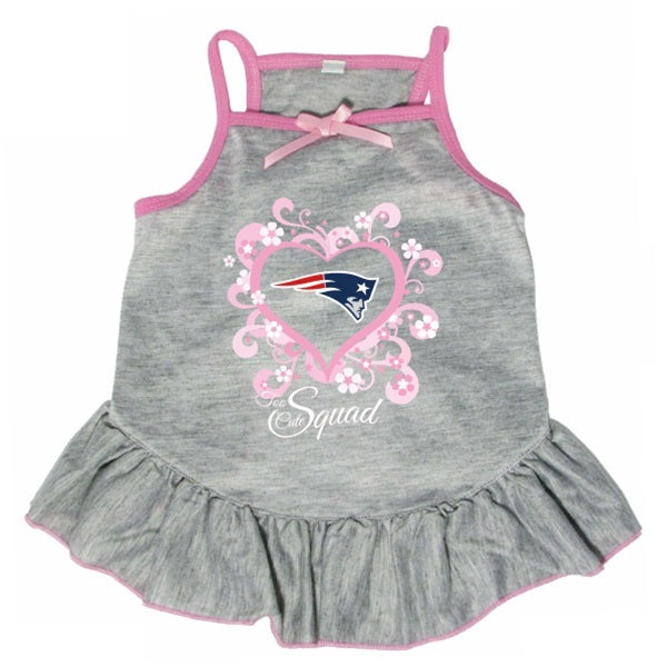 New England Patriots "too Cute Squad" Pet Dress