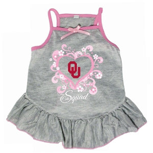 Oklahoma Sooners "too Cute Squad" Pet Dress