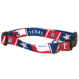 Texas Rangers Pet Collar
