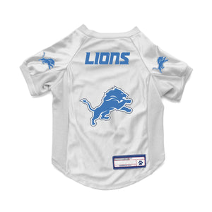 Detroit Lions White Pet Stretch Jersey